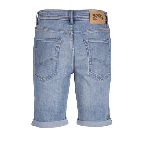 jack & jones JUNIOR denim short JJIRICK JJORIGINAL blue denim 119 Korte broek Blauw Jongens Stretchdenim 128