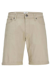 thumbnail: Zandkleurige jongens JACK & JONES JUNIOR bermuda van stretchkatoen met regular fit, regular waist en effen