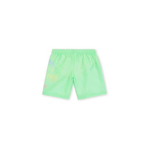 O'Neill zwemshort met printopdruk neon groen Jongens Polyester Effen 128