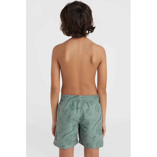 O'Neill zwemshort Cali grijsgroen Jongens Polyester All over print 104