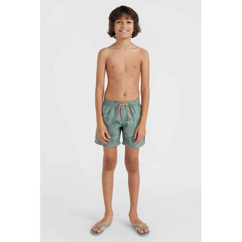 O'Neill zwemshort Cali grijsgroen Jongens Polyester All over print 104