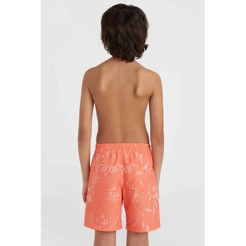 O'Neill zwemshort met logo koraaloranje Jongens Polyester Logo 140