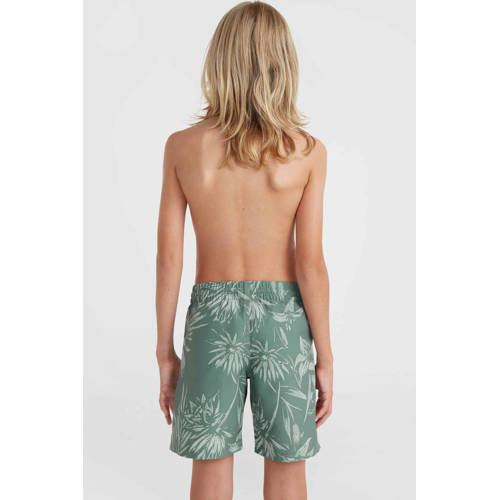 O'Neill zwemshort met logo donkergroen Jongens Polyester Logo 152