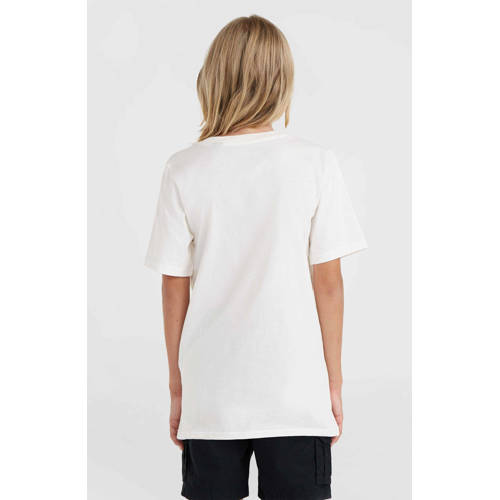 O'Neill T-shirt met printopdruk wit Jongens Katoen Ronde hals Printopdruk 128