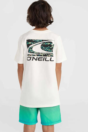 T-shirt met backprint wit