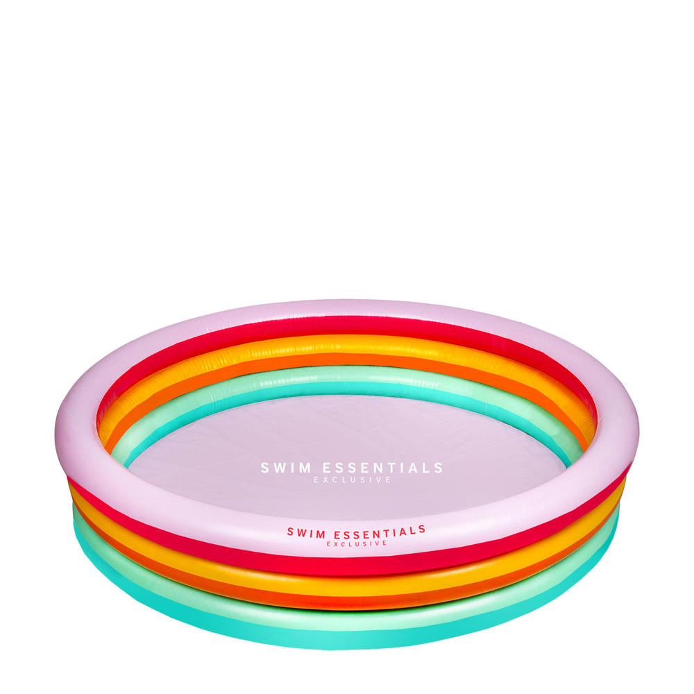 Swim Essentials  Rainbow Printed Children's pool 150 cm