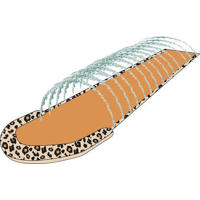 thumbnail: Swim Essentials Opblaasbare Waterglijbaan Beige Panterprint