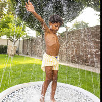 thumbnail: Swim Essentials Leopard Sprinkler mat
