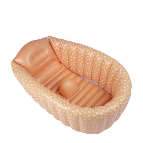 Swim Essentials Babybadje Rood Wit Gestipt Opblaasbaar zwembad