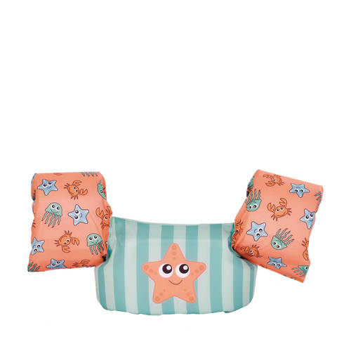 Swim Essentials Puddle Jumper Sea Animals Zwemvest Groen Dierenprint