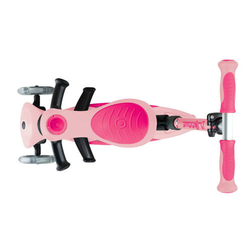 Globber step Go Up Deluxe Flash Lights Mint Roze | Step van Globber