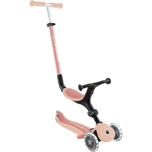 Globber Go Up Active Lights Peach Loopfiets Oranje