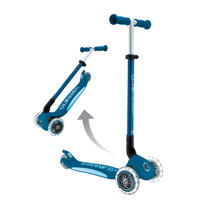 thumbnail: Globber step Primo Foldable Plus Lights Petrol Blue