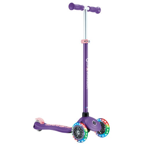 Globber Primo Plus Lights Purple Step Paars | Step van