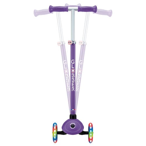 Globber Primo Plus Lights Purple Step Paars | Step van