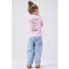 NAME IT MINI loose fit jeans NMFBELLA met eenhoorns light blue denim