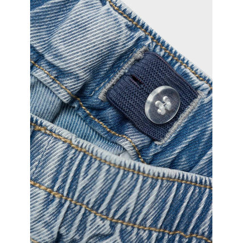 name it MINI denim short NMMRYAN light blue denim Korte broek Blauw Jongens Lyocell 80