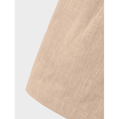 name it KIDS casual short NKFFALINNEN zand Korte broek Beige Meisjes Katoen 116