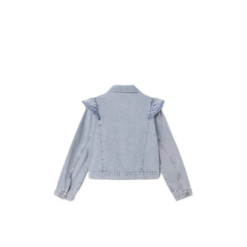 Name it KIDS spijkerjas NKFLEA light blue denim Blauw Effen 122