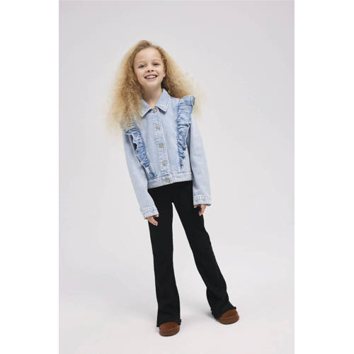 name it KIDS spijkerjas NKFLEA light blue denim Blauw Effen 122