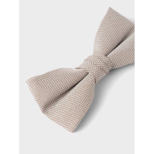 name it KIDS vlinderstrik NKMFRODE beige Vlinderdas Jongens Polyester Effen M L