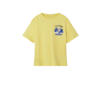 NAME IT KIDS T-shirt NKMVAGNO met printopdruk geel