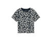 NAME IT KIDS T-shirt NKMVALTHER met all over print donkerblauw/wit