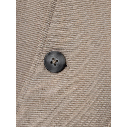 name it KIDS colbert NKMFLENOVO zand Beige Jongens Sweat Reverskraag Effen 116