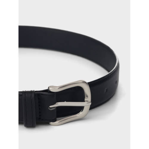 name it KIDS imitatieleren riem NKMACC-FARLO zwart Jongens Meisjes Imitatieleer 55