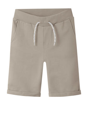 sweatshort NKMVERMO grijszand