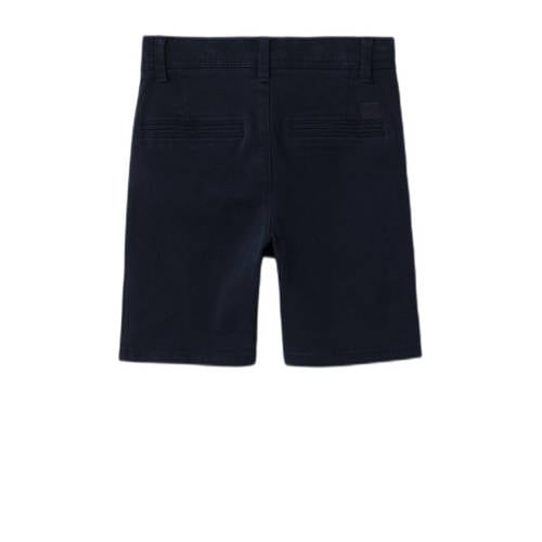 name it KIDS regular fit chino short NKMSILAS donkerblauw Korte broek Jongens Meisjes Stretchkatoen 116