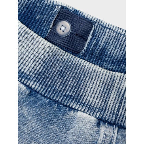 name it KIDS denim short NKMRYAN light blue denim Korte broek Blauw Jongens Meisjes Jog denim 164