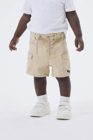 loose fit cargo short NMMBEN beige