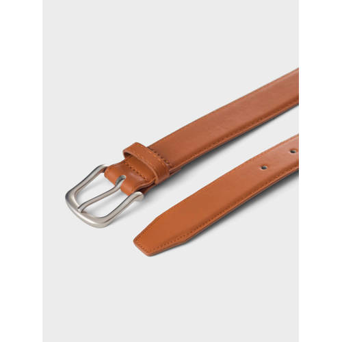 name it KIDS imitatieleren riem NKMACC-FARLO karamel Bruin Jongens Meisjes Imitatieleer 55