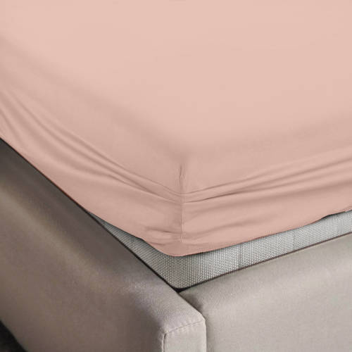 NOUS Kids ledikant hoeslaken jersey 60x120 roze Effen 60*120