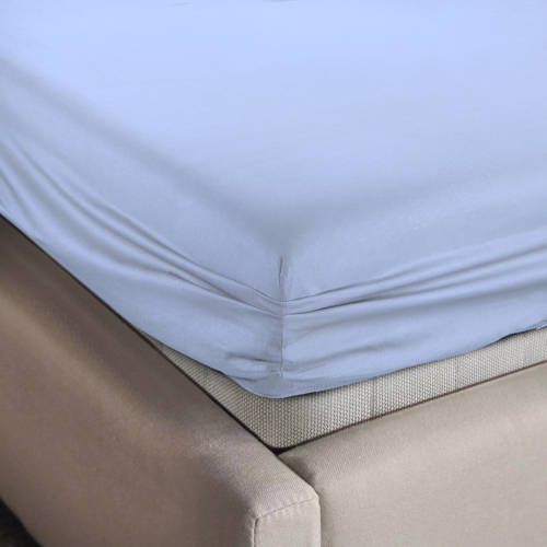NOUS Kids ledikant hoeslaken jersey 60x120 lichtblauw Effen 60*120