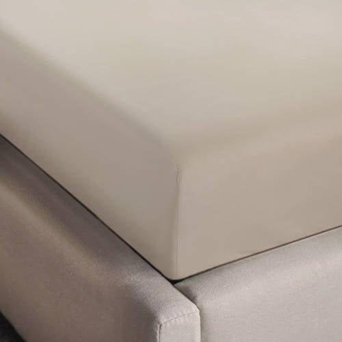 NOUS Kids kinder hoeslaken jersey 70x150 beige Effen 70*150 afbeelding