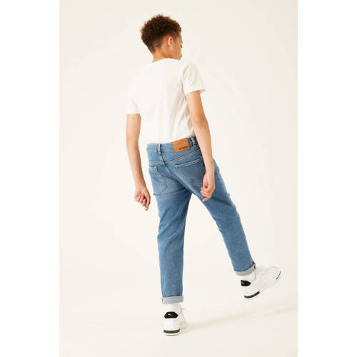 Garcia tapered fit jeans Dalino medium used Blauw Jongens Denim Effen - maat 164 afbeelding