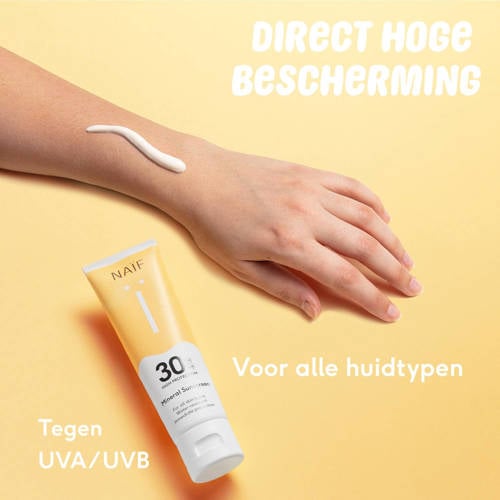 NAÏF minerale zonnebrandcrème factor 30 100 ml | Zonnebrand van