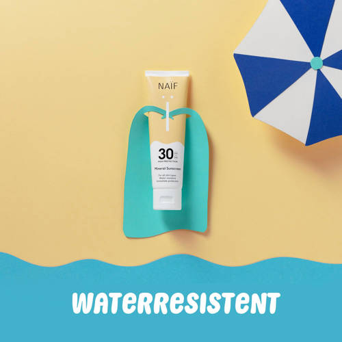 NAÏF minerale zonnebrandcrème factor 30 100 ml | Zonnebrand van