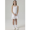 NAME IT KIDS gehaakte A-lijn jurk NKFFIMIA met open rug wit
