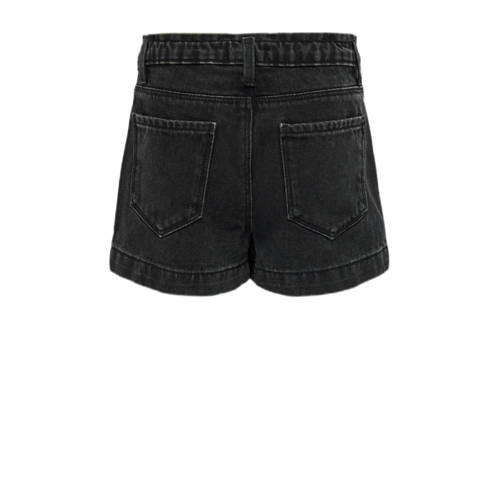 Only KIDS GIRL regular fit denim short KOGCOMET washed black Korte broek Zwart 116