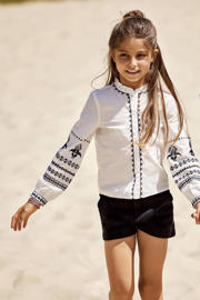 thumbnail: KIDS ONLY GIRL regular fit denim short KOGCOMET washed black