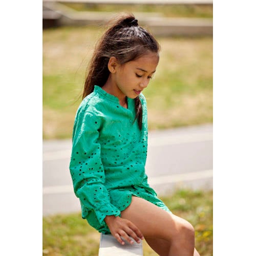 Only KIDS GIRL casual short KOGCLEO LIFE groen Korte broek Meisjes Biologisch katoen 158