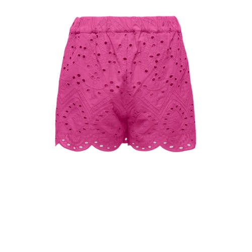 Only KIDS GIRL casual short KOGCLEO LIFE fuchsia Korte broek Roze Meisjes Biologisch katoen 146