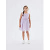 NAME IT KIDS jurk NKFVABOS met stippen lila