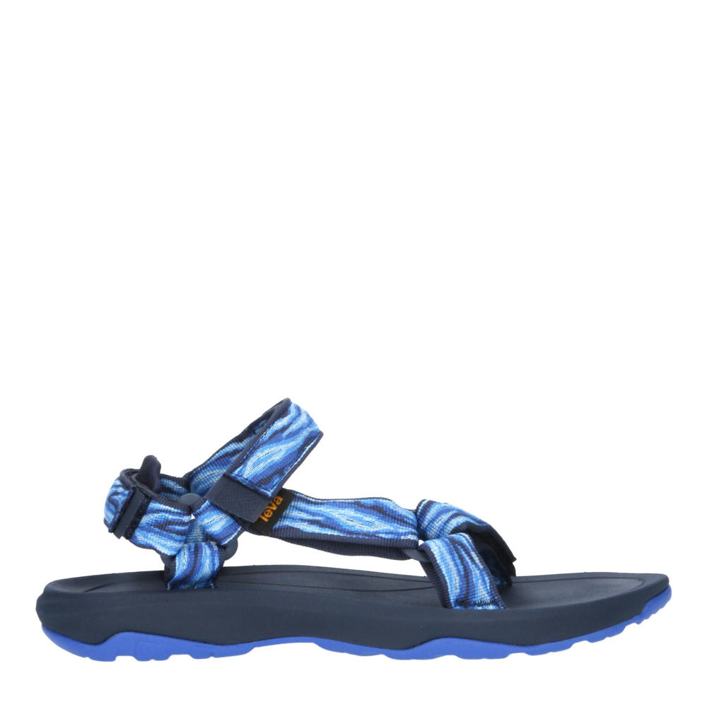 Blauwe jongens Teva Hurricane XLT 2 tiener sandalen van textiel met klittenband