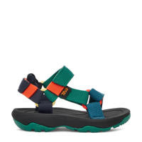 thumbnail: Groen, blauw en oranje jongens Teva sandalen van textiel met klittenband