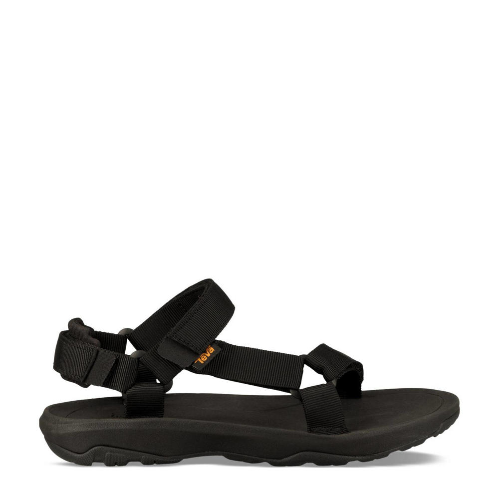Zwarte jongens Teva Hurricane XLT 2 kleuter schoolkind sandalen met klittenband