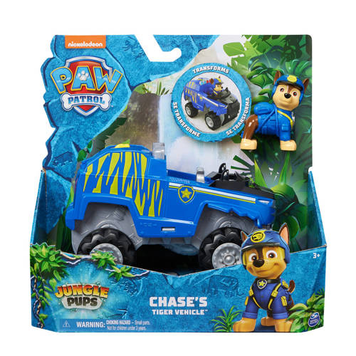 Paw Patrol Jungle Pups Chase's Tijger voertuig Speelvoertuig